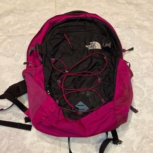 Hot Pink NorthFace Borealis Backpack